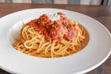 Spaghetti with Three Pieces Meatballs