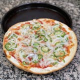 Hot Peppers & Onions Pizza