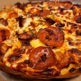 NEW! Bussin' Crust Meat Lovers Pizza (Pepperoni, Bacon, Sausage)