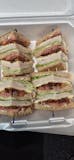 Turkey & Cheese Club Sandwich
