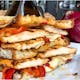 Chicken with Roasted Peppers Sandwich