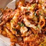 Ziti Bolognese with Cheese