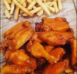 6 Wings with Fries