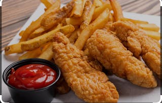 Chicken strips with Fries