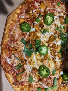 Halal Chicken Tikka Pizza