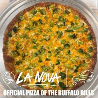 Ny Style Broccoli, Chicken Pizza