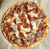 Thin Crust Meat Lover's Pizza