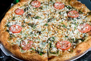 Popeye & Olive Oil Pizza