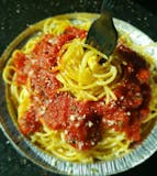 Spaghetti and Meatballs with meat sauce