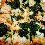 Spinach & Cheese Square Pizza