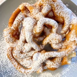 FUNNEL CAKE  with Confectioner's Sugar