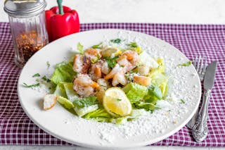 Caesar Salad with Shrimp