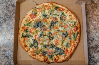 California White Veggie Pizza