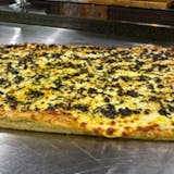 Sicilian White & Black Garlic Pizza