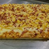 Sicilian Mac and Cheese Pizza