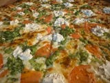 White Broccoli Tomato Ricotta Pizza