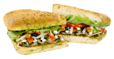 Mediterranean Veggie Sandwich