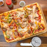 Sausage & Roasted Pepper Pizza