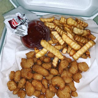 Pop Corn Shrimp & Fries