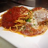 Chicken Parm with Spaghetti Friday Lunch