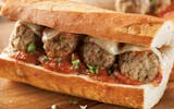 Baked Meatball & Cheese Sub