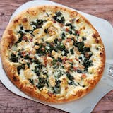 Roasted Chicken, Bacon, Spinach, White Ranch Sauce Pizza