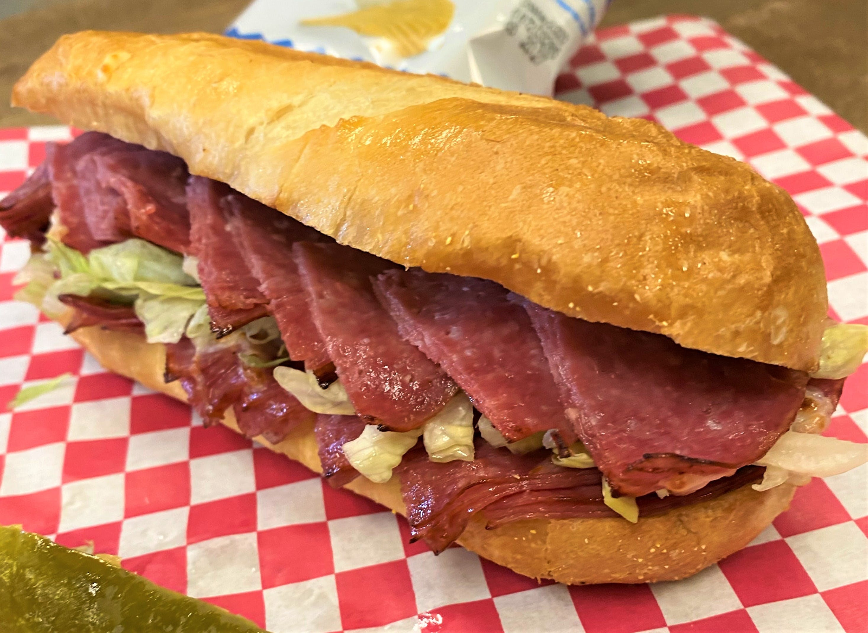 Salami & Cheese Sandwich