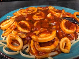 Pasta with Calamari Marinara