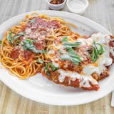 Spaghetti Chicken Parmigiana