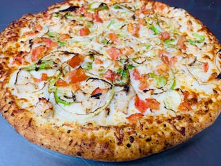 Garlic Chicken Pizza