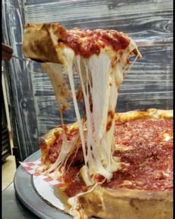Chicago Style Stuffed Cheese Pizza