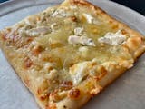 Four Cheese Sicilian Pizza Slice