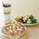 Personal Pizza with Two Toppings & Soda Lunch Special