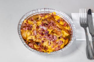 Potato Wedges with Cheese & Bacon