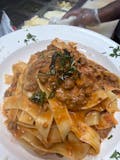 Fresh Papparelle Pasta with Bolognese Sauce