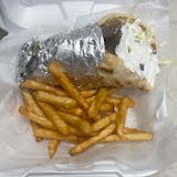 Gyro Combo with Fries Lunch Special