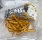 Gyro Combo with Fries Lunch Special