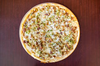 Chicken Broccoli Alfredo Pizza