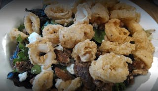 Crispy Calamari with Harissa Aioli