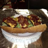 Lambo's Cheeseburger Hot Sub Sandwich
