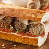 Meatball Parmigiana Sandwich