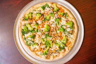 White Veggie Pizza
