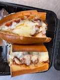 Homemade Meatball Parmigiana Sub
