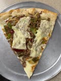 Cheesesteak Pizza Slice
