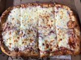 Sicilian cheese pizza