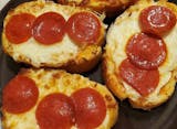 Pepperoni cheesy garlic bread