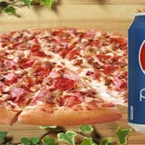 3. One X-Large One Topping Pizza & Can Drink Special