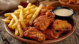 12 Piece Chicken Wings Combo Platter