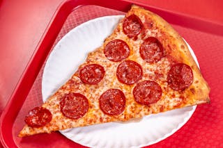 Cheese Pizza Slice with Pepperoni