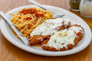 Chicken Parmigiana with Pasta